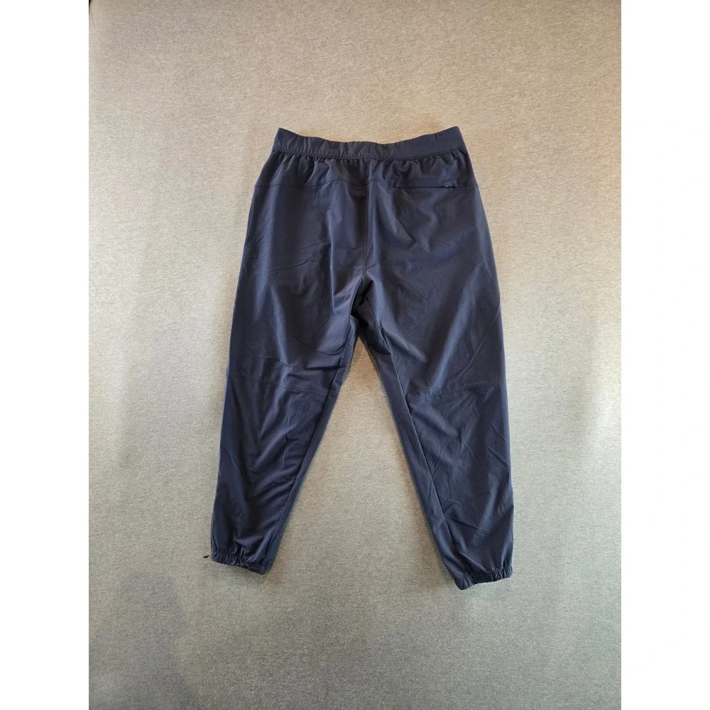Public Rec Stadium Jogger Mens 34/30 Navy Blue Nylon Spandex Stretch Athletic